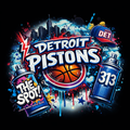 Pistons Graffiti